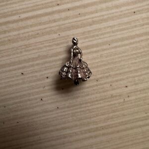 Silver Ballerina Dancer Charm